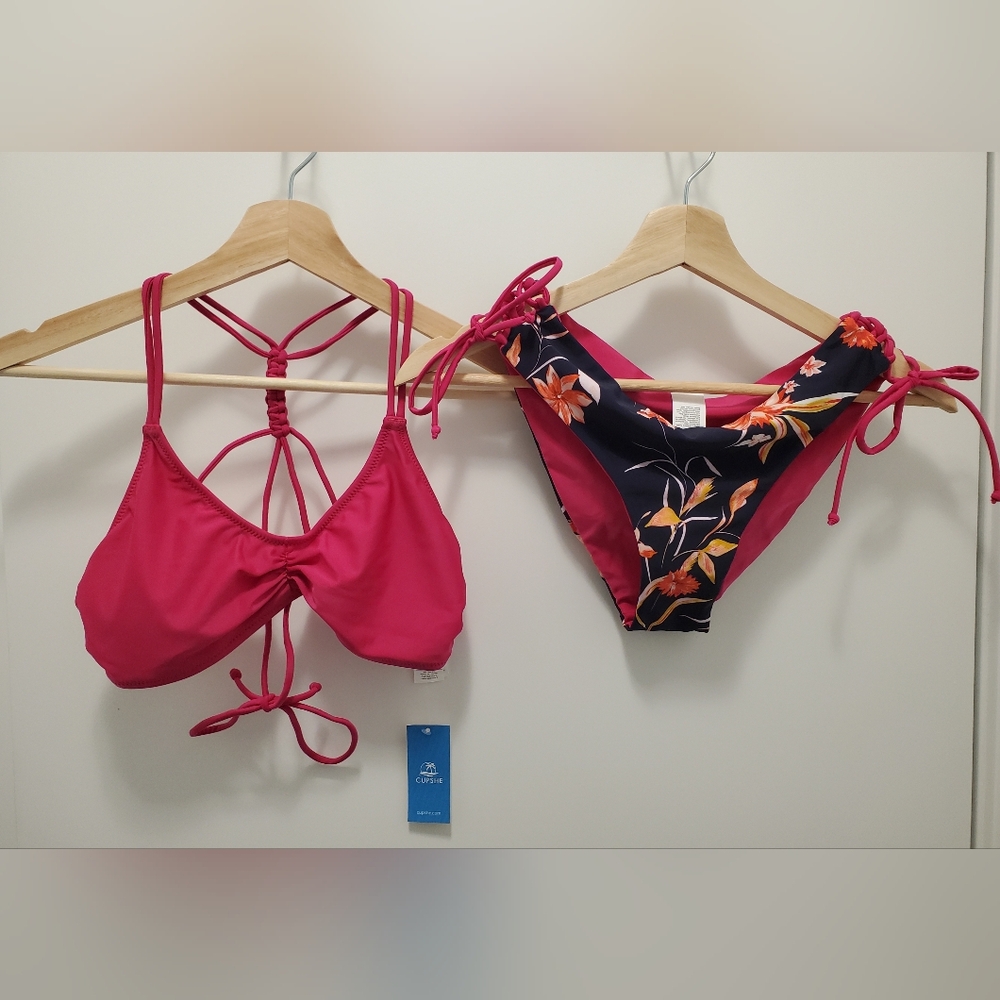 CUPSHE Reversible Bikini Set - Medium